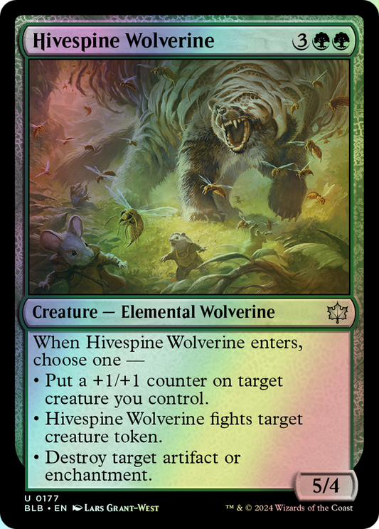 Hivespine Wolverine (BLB) #177 [EN/F]