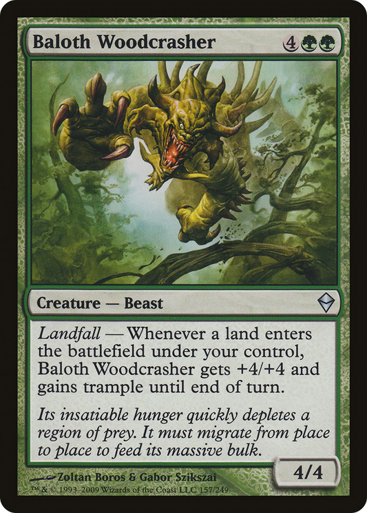 Baloth Woodcrasher (ZEN) #157 [EN/N] s/o