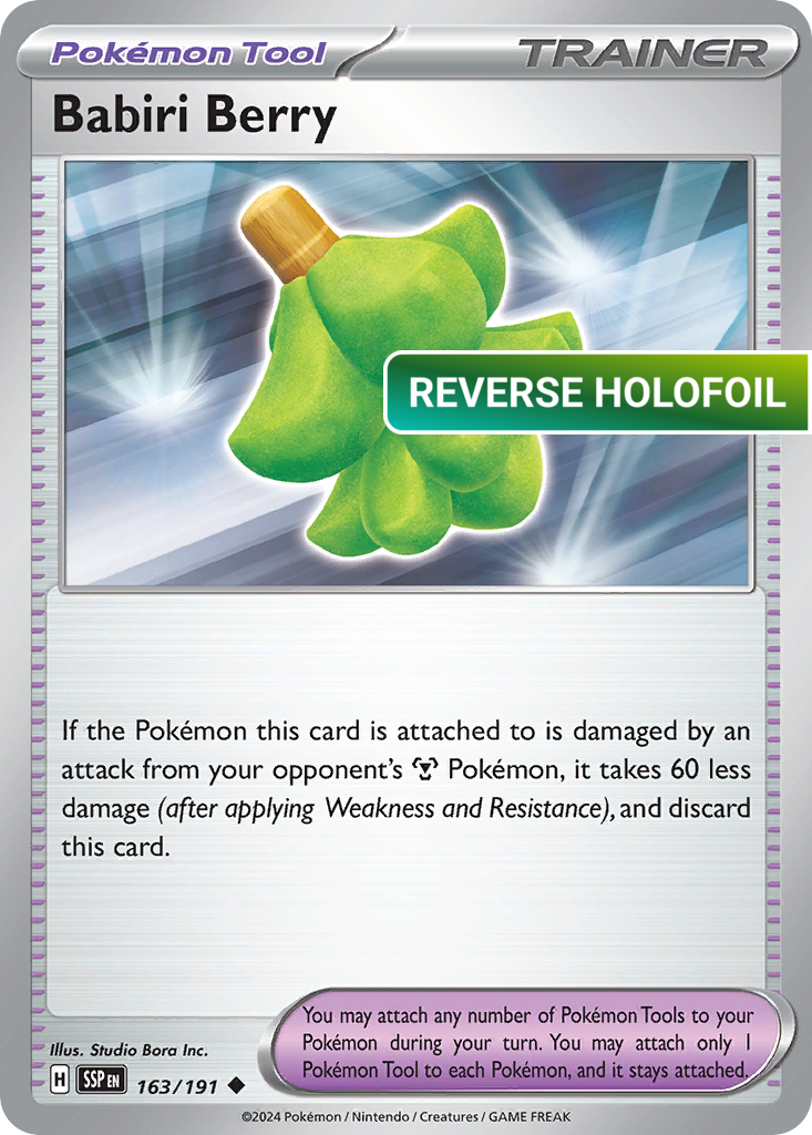 Babiri Berry (SSP) #163 [EN/R]