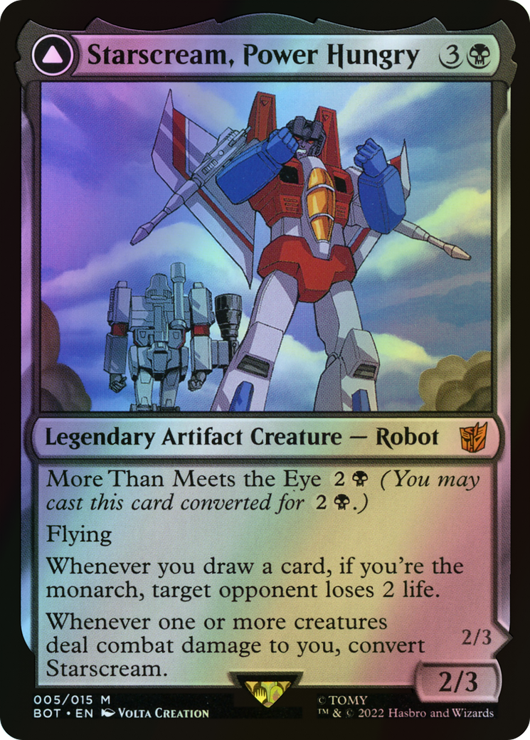 Starscream, Power Hungry // Starscream, Seeker Leader (BOT) #5 [EN/F]