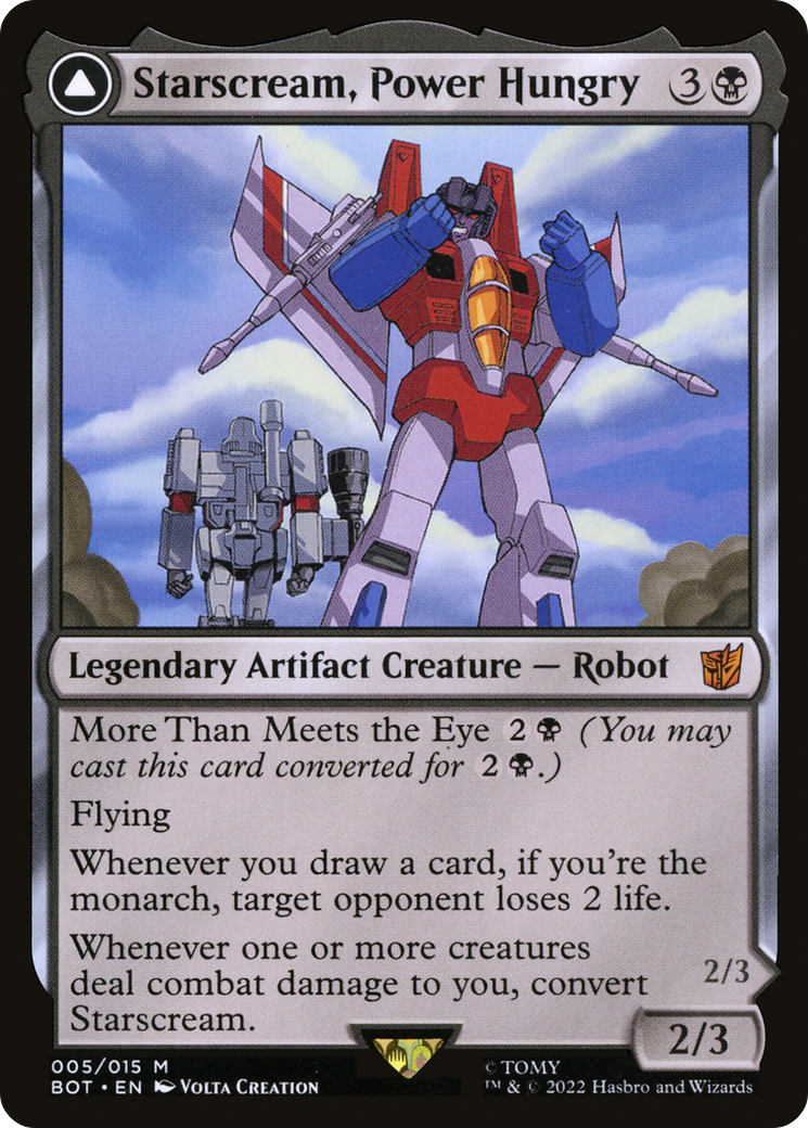 Starscream, Power Hungry // Starscream, Seeker Leader (BOT) #5 [EN/N]