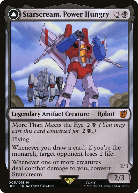 Starscream, Power Hungry // Starscream, Seeker Leader (BOT) #5 [EN/N]