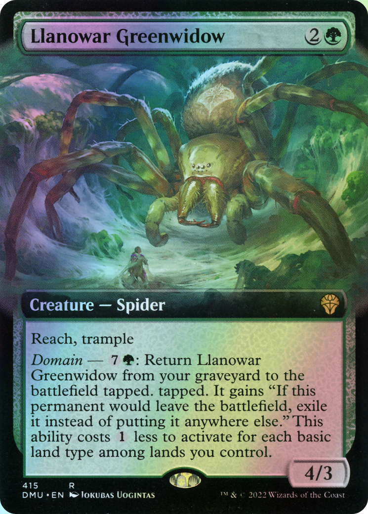 Llanowar Greenwidow (DMU) #415 [EN/F]
