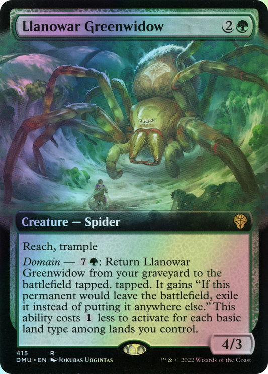 Llanowar Greenwidow (DMU) #415 [EN/F]