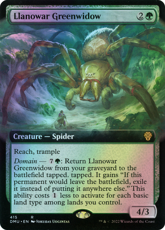 Llanowar Greenwidow (DMU) #415 [EN/F]