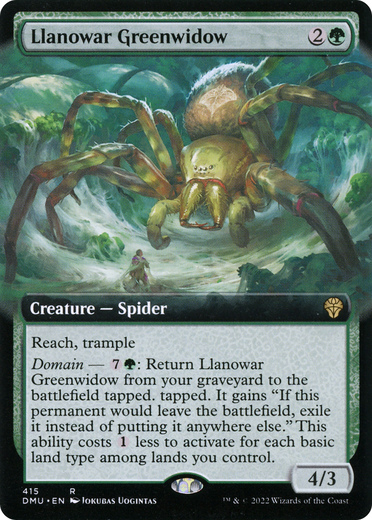 Llanowar Greenwidow (DMU) #415 [EN/N]
