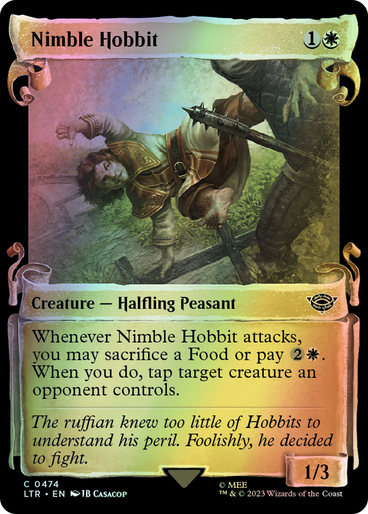 Nimble Hobbit - Silver Foil (LTR) #474 [EN/F]