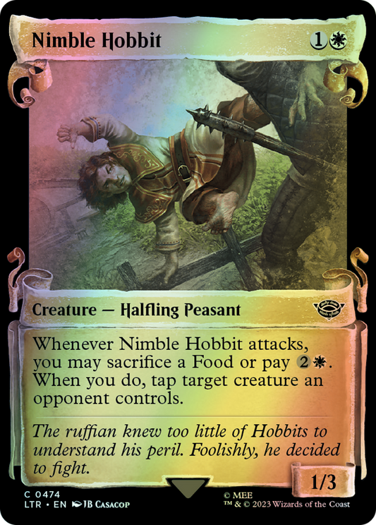 Nimble Hobbit - Silver Foil (LTR) #474 [EN/F]