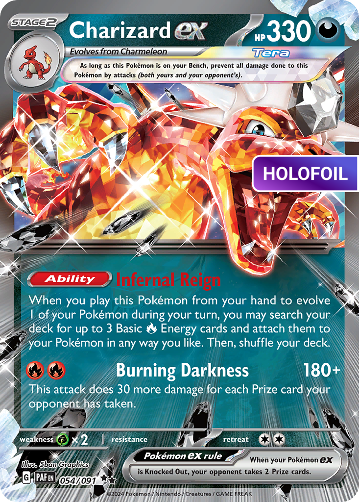 Charizard ex (PAF) #54 [EN/H] s/o