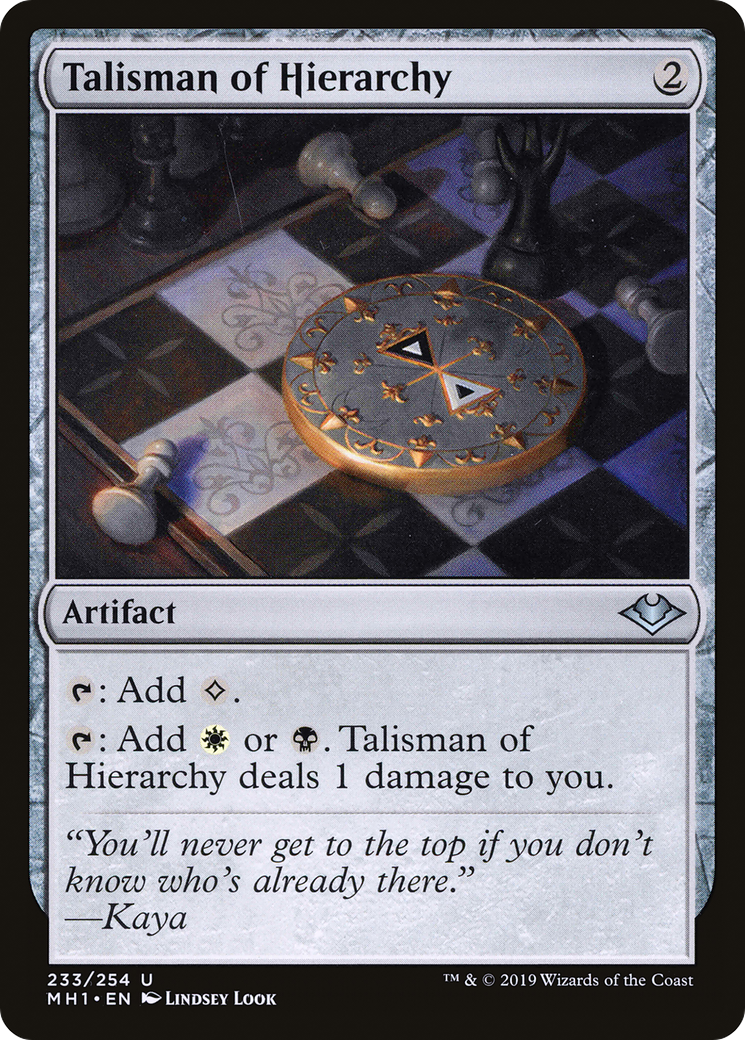 Talisman of Hierarchy (MH1) #233 [EN/N] s/o