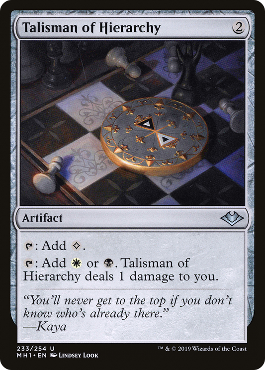 Talisman of Hierarchy (MH1) #233 [EN/N] s/o