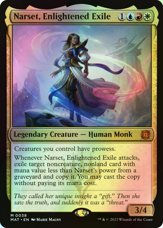 Narset, Enlightened Exile (MAT) #38 [EN/F] s/o