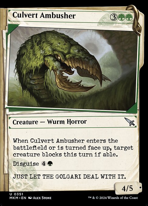 Culvert Ambusher (MKM) #351 [EN/N]