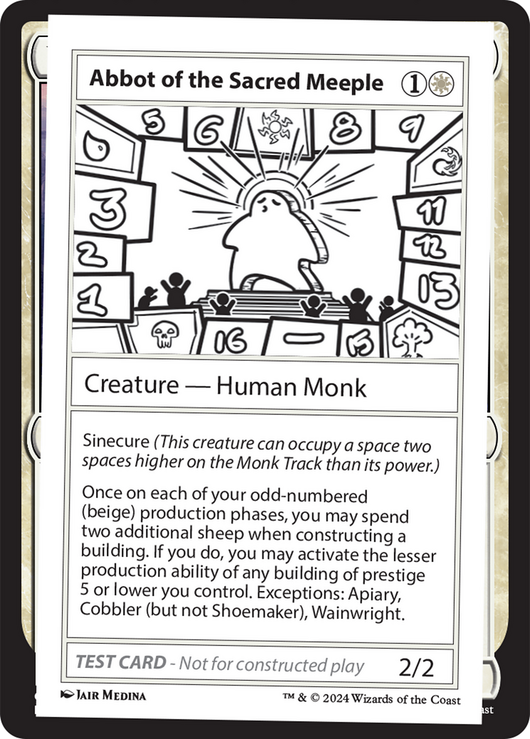 Abbot of the Sacred Meeple (MB2) #507 [EN/N]