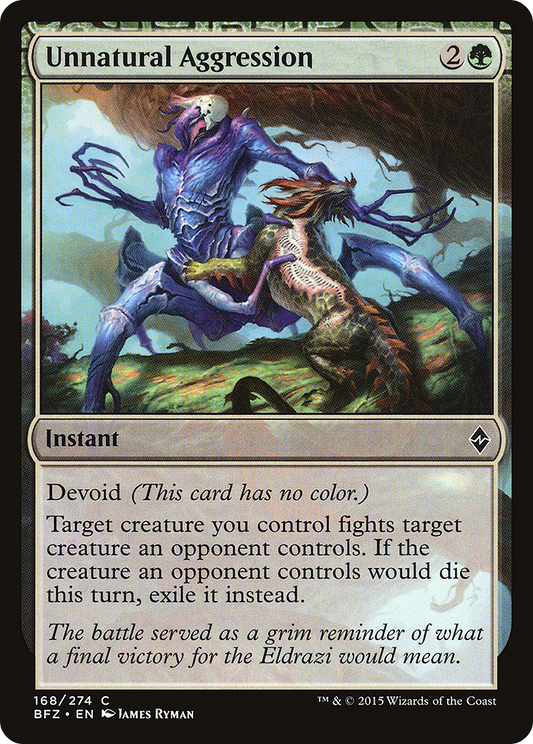 Unnatural Aggression (BFZ) #168 [EN/N] s/o