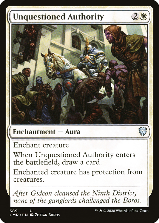 Unquestioned Authority (CMR) #389 [EN/N] s/o