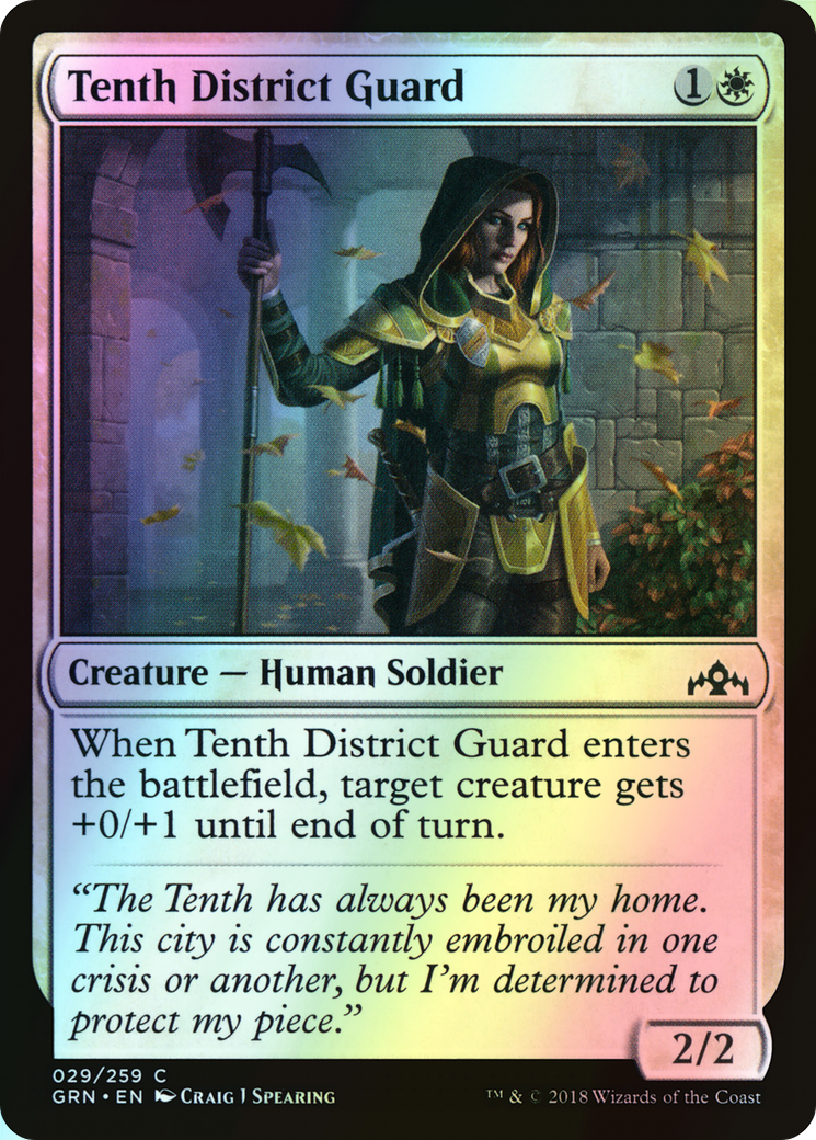 Tenth District Guard (GRN) #29 [EN/F]