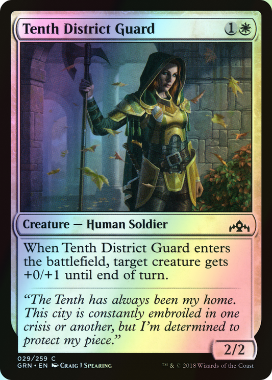 Tenth District Guard (GRN) #29 [EN/F]