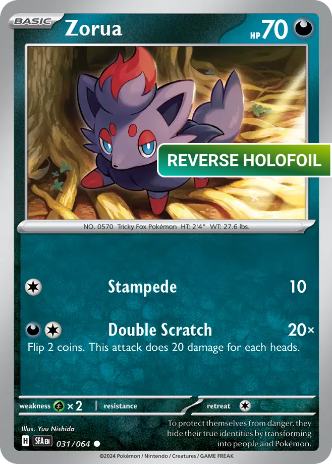 Zorua (SFA) #31 [EN/R]