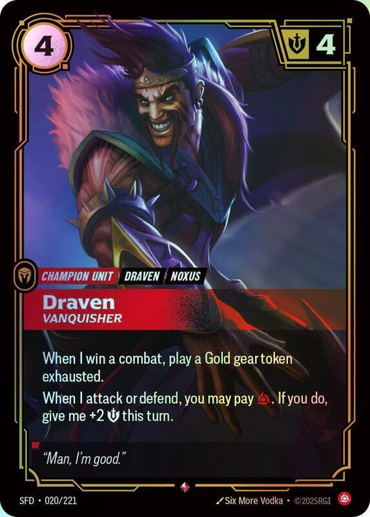 Draven - Vanquisher (SFD) #020 [EN/F]