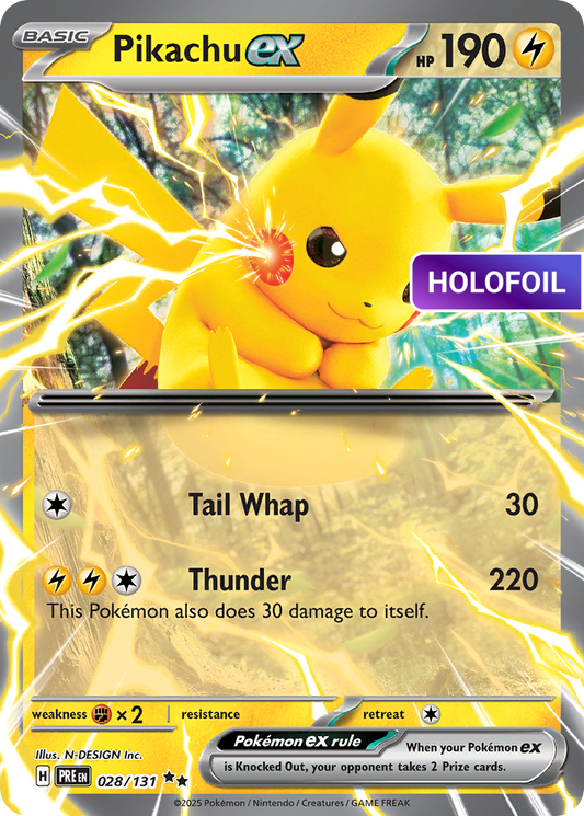 Pikachu ex (PRE) #28 [EN/H] s/o