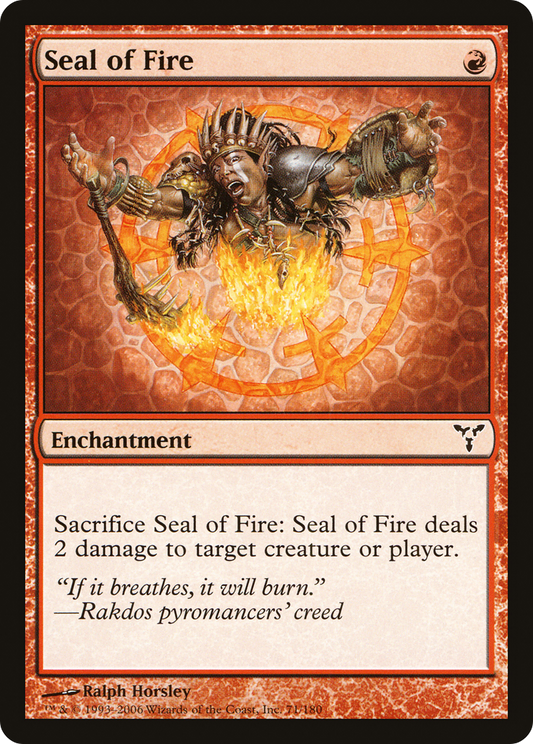 Seal of Fire (DIS) #71 [EN/N]