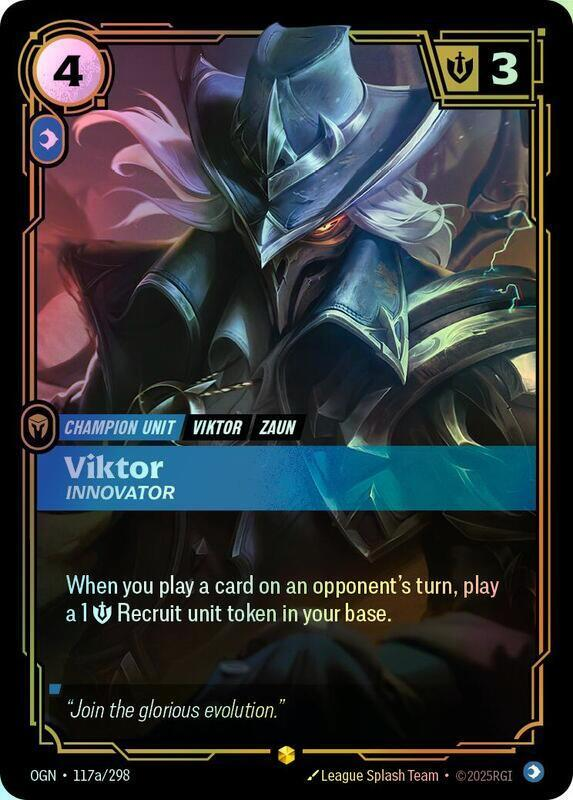 Viktor - Innovator (Alternate Art) (OGN) #117a [EN/F] s/o