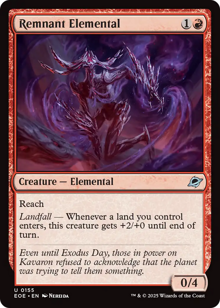 Remnant Elemental (EOE) #155 [EN/N]