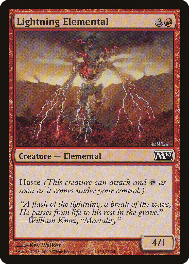 Lightning Elemental (M10) #147 [EN/N]