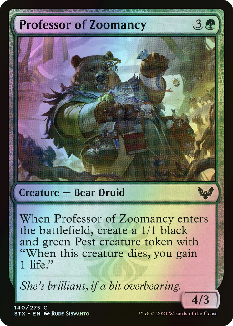 Professor of Zoomancy (STX) #140 [EN/F]
