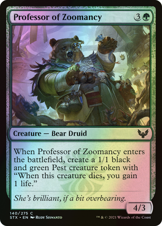 Professor of Zoomancy (STX) #140 [EN/F]