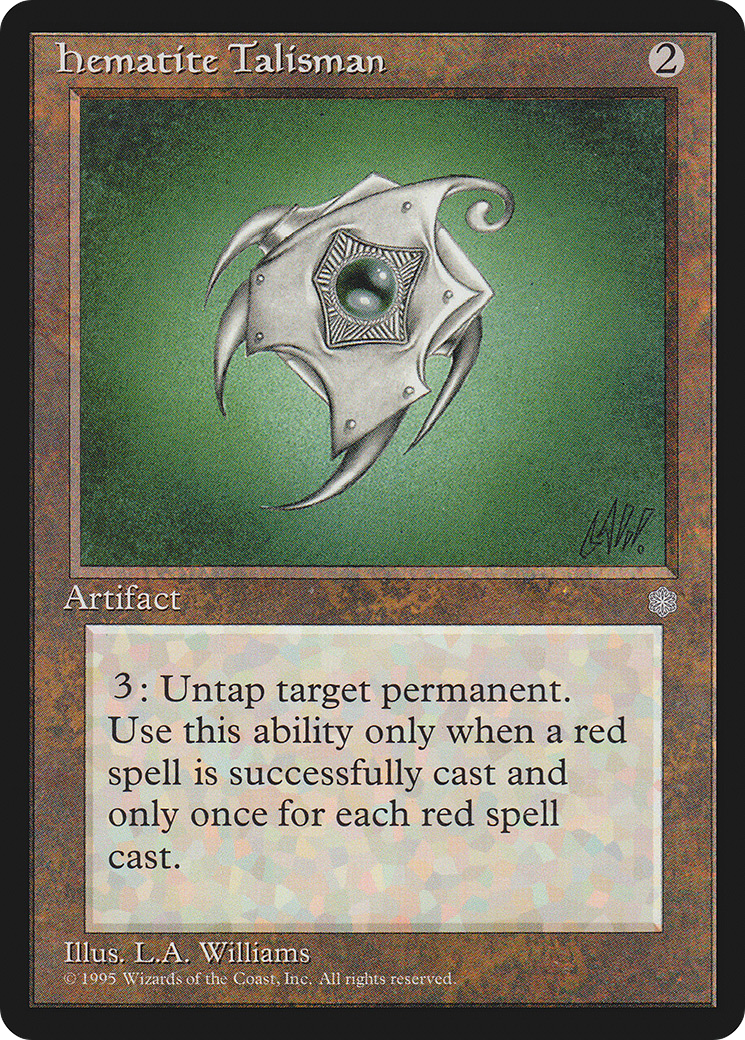 Hematite Talisman (ICE) #320 [EN/N]