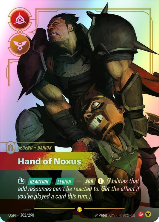 Darius - Hand of Noxus (Overnumbered) (OGN) #302 [EN/F] s/o