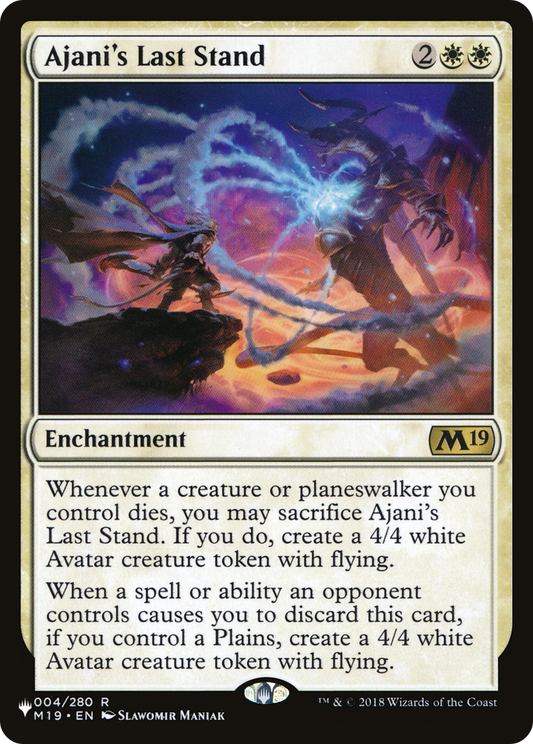 Ajani's Last Stand (PLST) #M19-4 [EN/N]