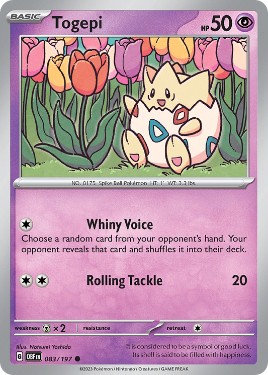 Togepi (OBF) #083 [EN/N] s/o