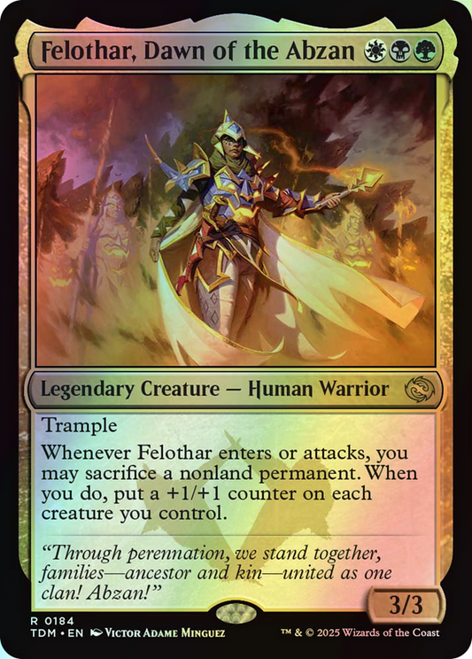 Felothar, Dawn of the Abzan (TDM) #184 [EN/F] s/o