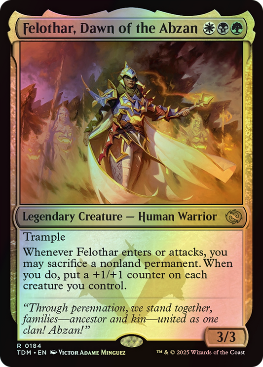 Felothar, Dawn of the Abzan (TDM) #184 [EN/F] s/o
