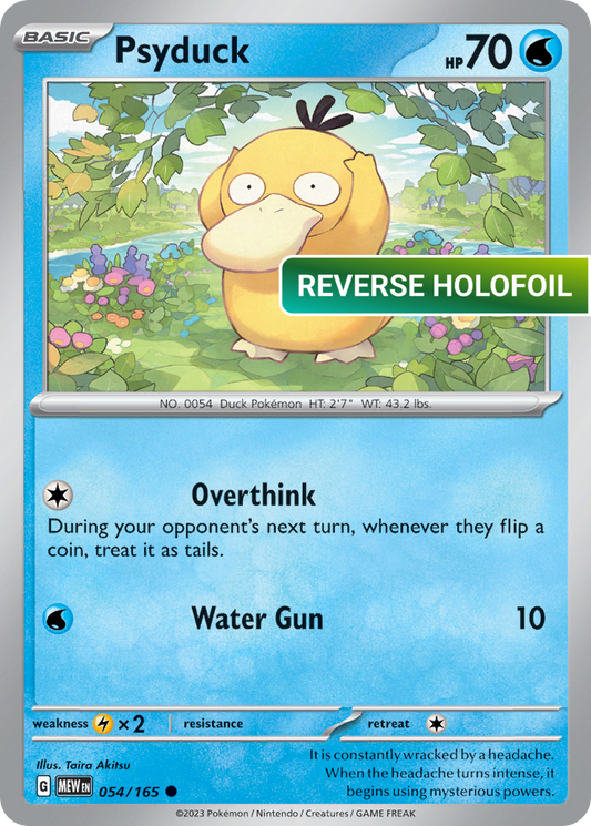Psyduck - 054/165 (MEW) #054 [EN/R] s/o