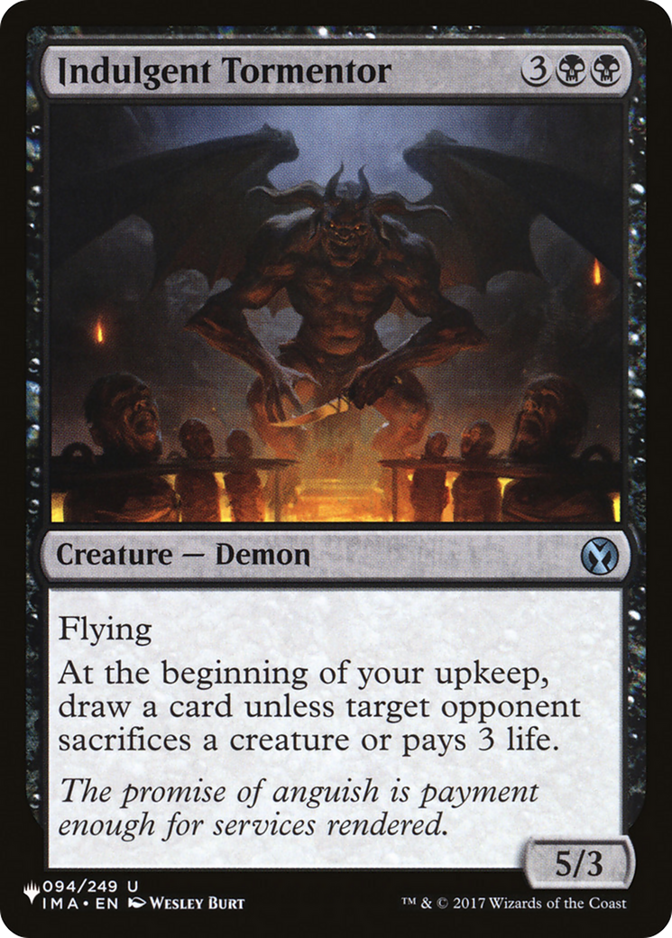 Indulgent Tormentor (PLST) #IMA-94 [EN/N] s/o