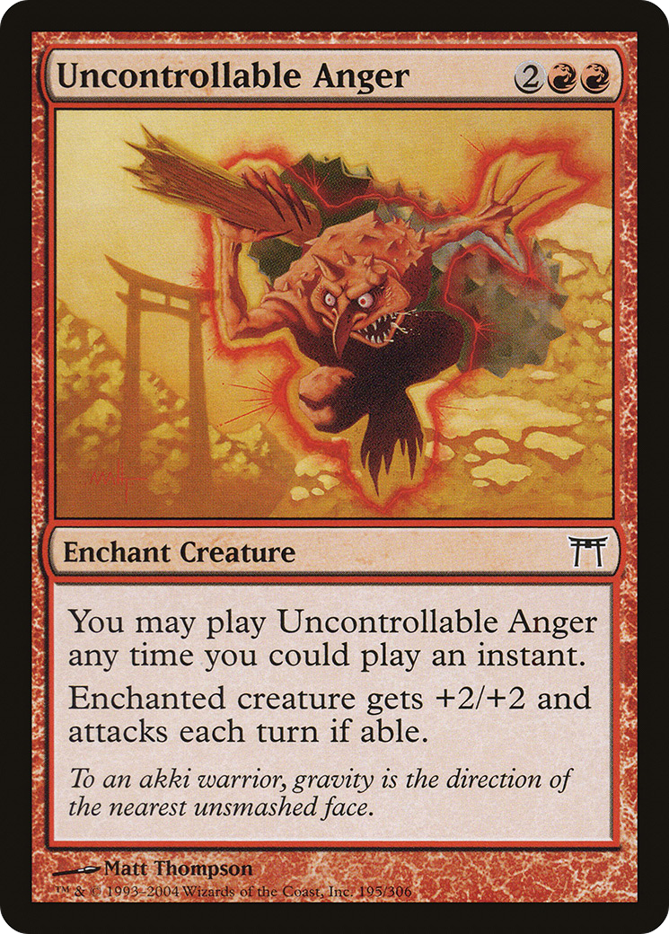 Uncontrollable Anger (CHK) #195 [EN/N]