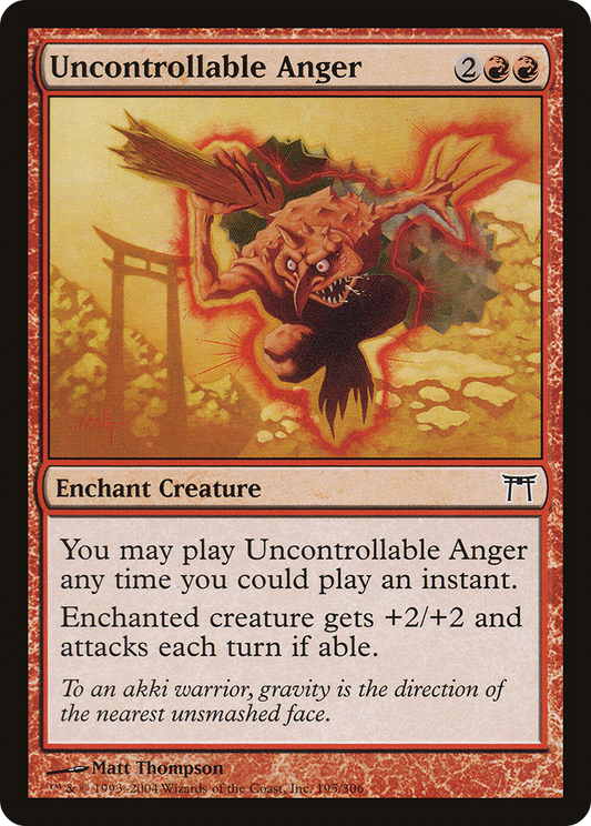 Uncontrollable Anger (CHK) #195 [EN/N]
