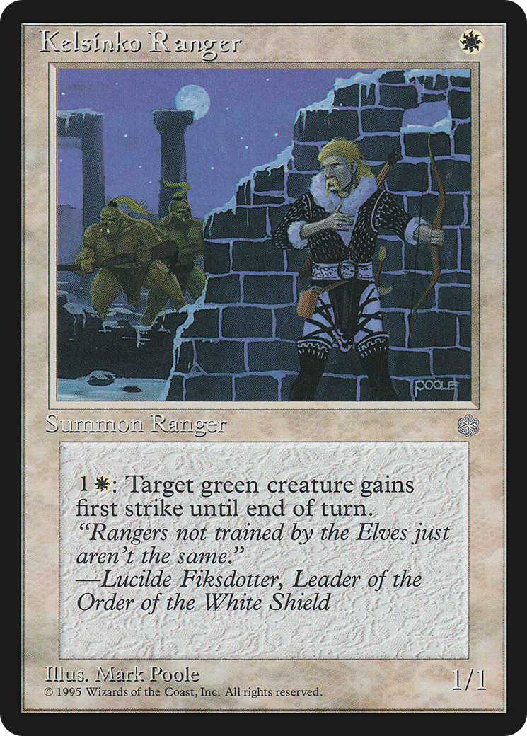 Kelsinko Ranger (ICE) #33 [EN/N]