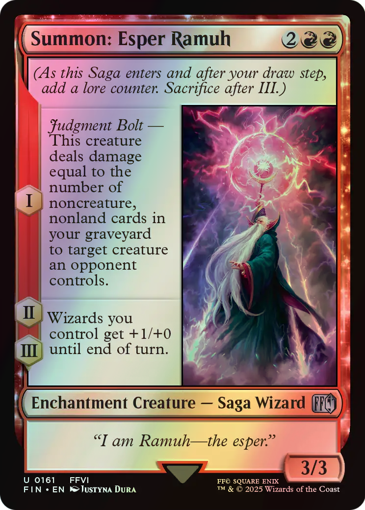 Summon: Esper Ramuh (FIN) #161 [EN/F]