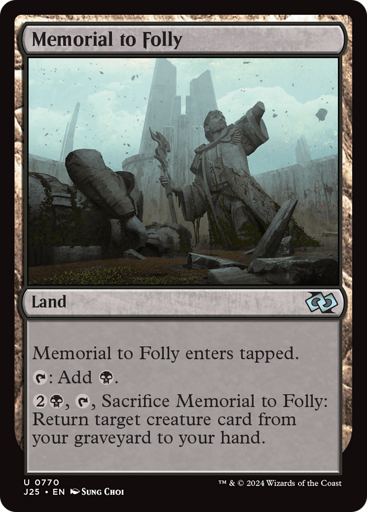 Memorial to Folly (J25) #770 [EN/N] s/o