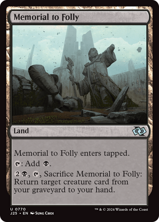 Memorial to Folly (J25) #770 [EN/N] s/o