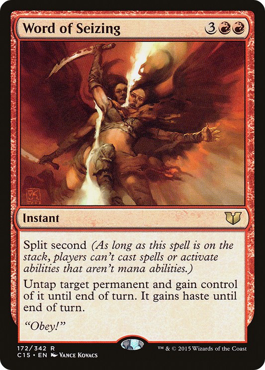 Word of Seizing (C15) #172 [EN/N] s/o