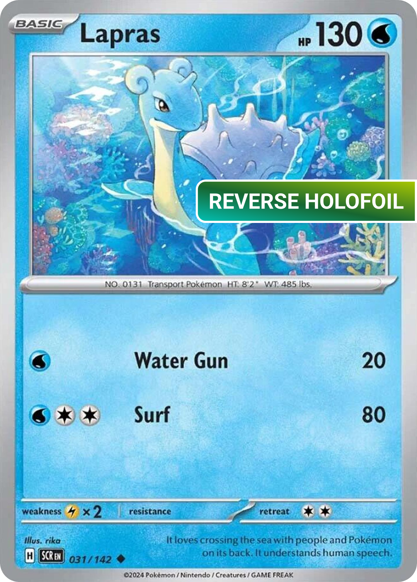 Lapras (SCR) #031 [EN/R] s/o