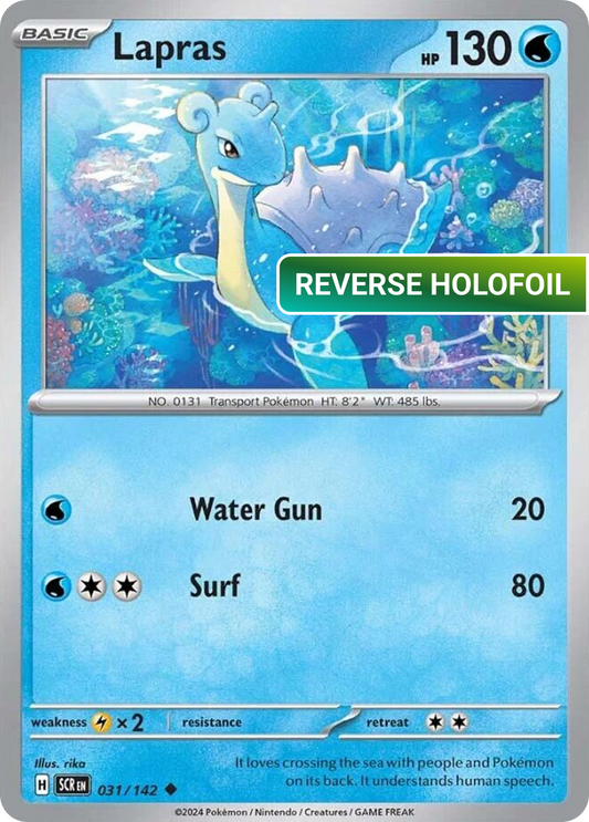 Lapras (SCR) #31 [EN/R] s/o