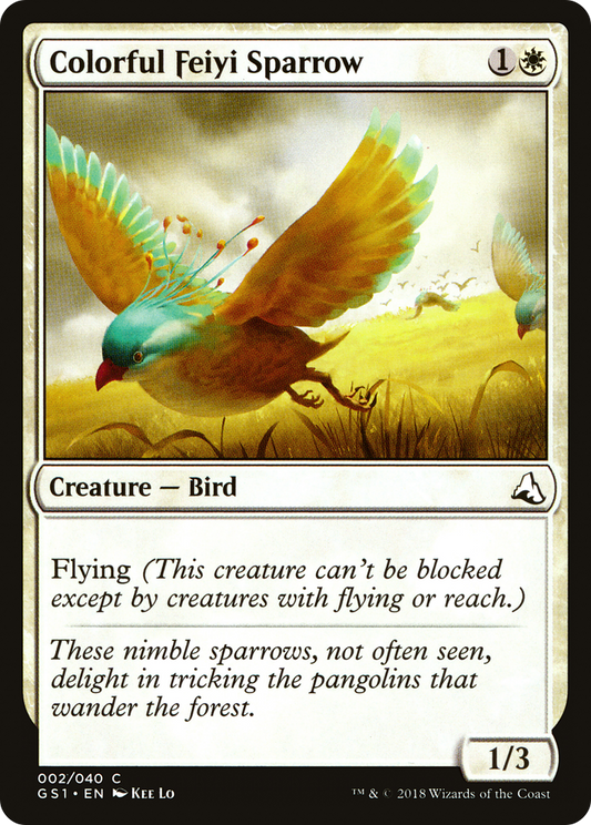 Colorful Feiyi Sparrow (GS1) #2 [EN/N]