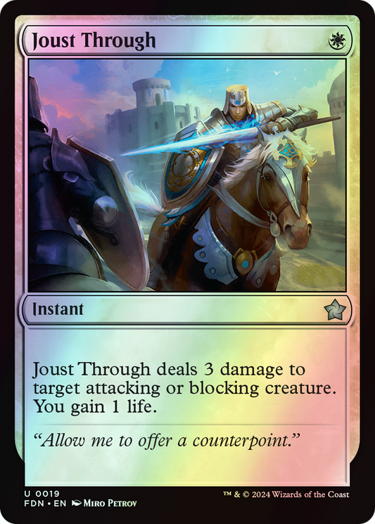 Joust Through (FDN) #19 [EN/F] s/o